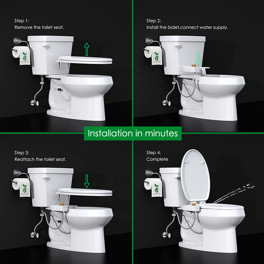 Warm Water, Attachable Bidet