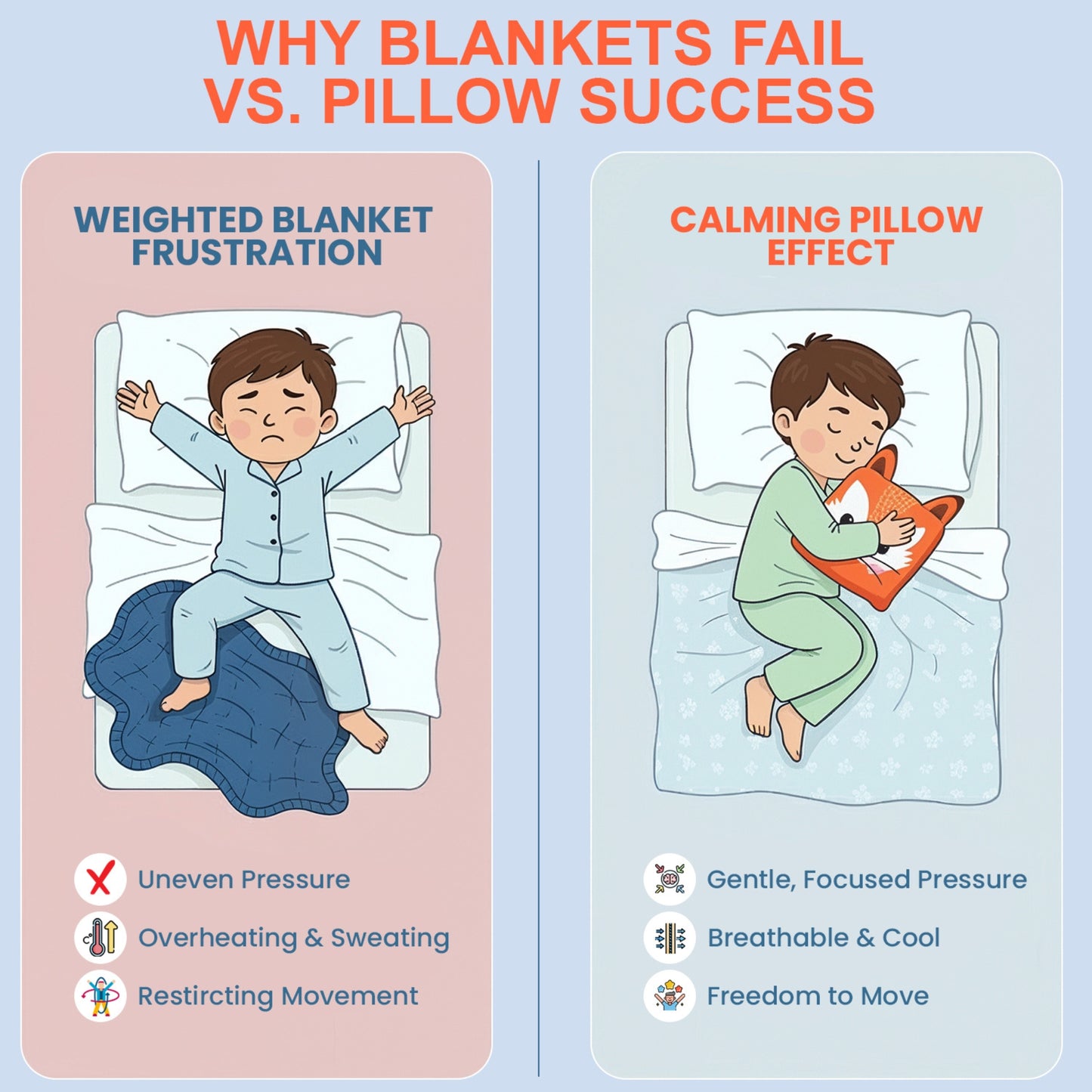Calm & Connect Toddler Sensory Pillow