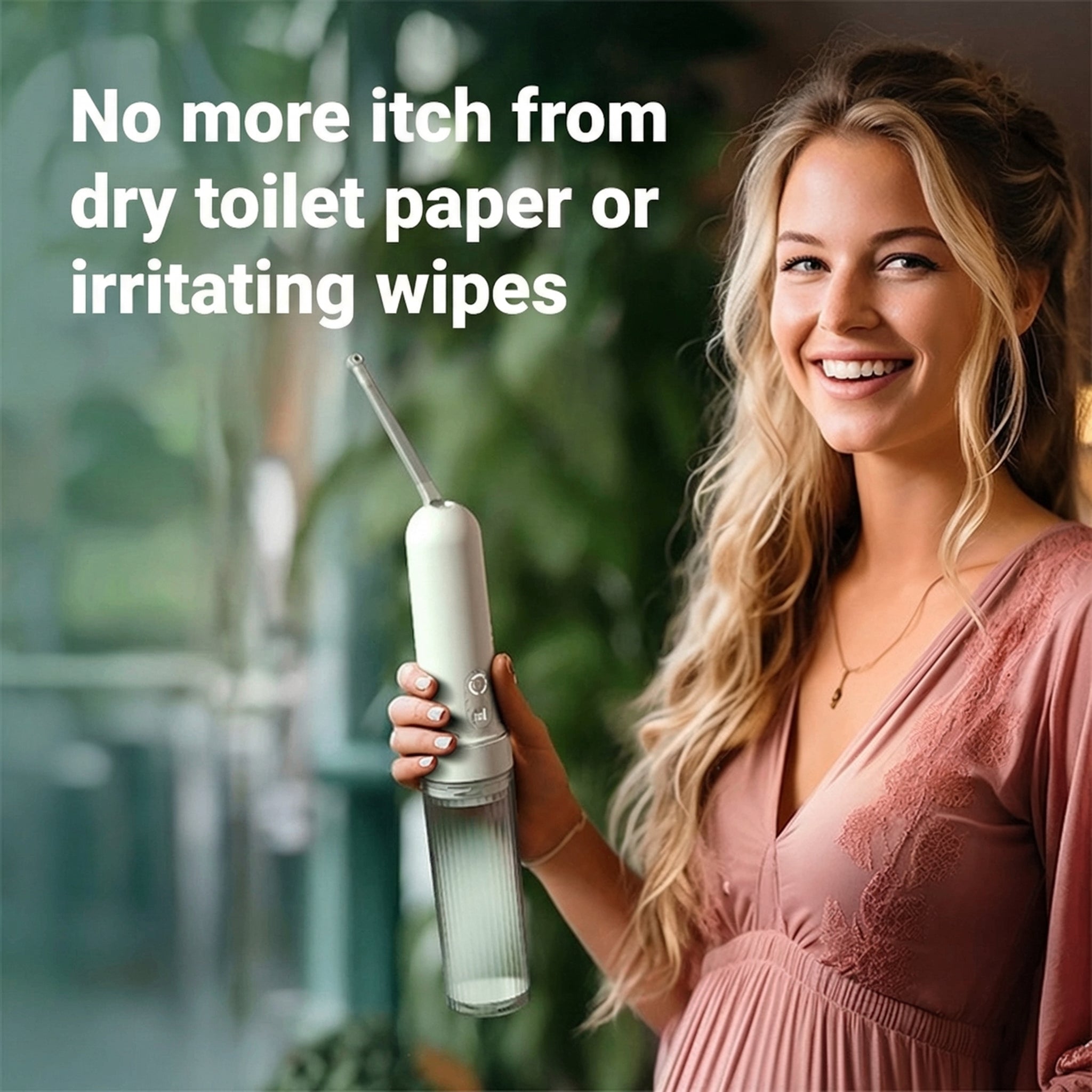 Portable electric bidet