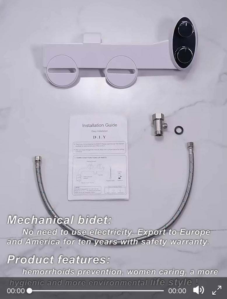 Warm Water, Attachable Bidet